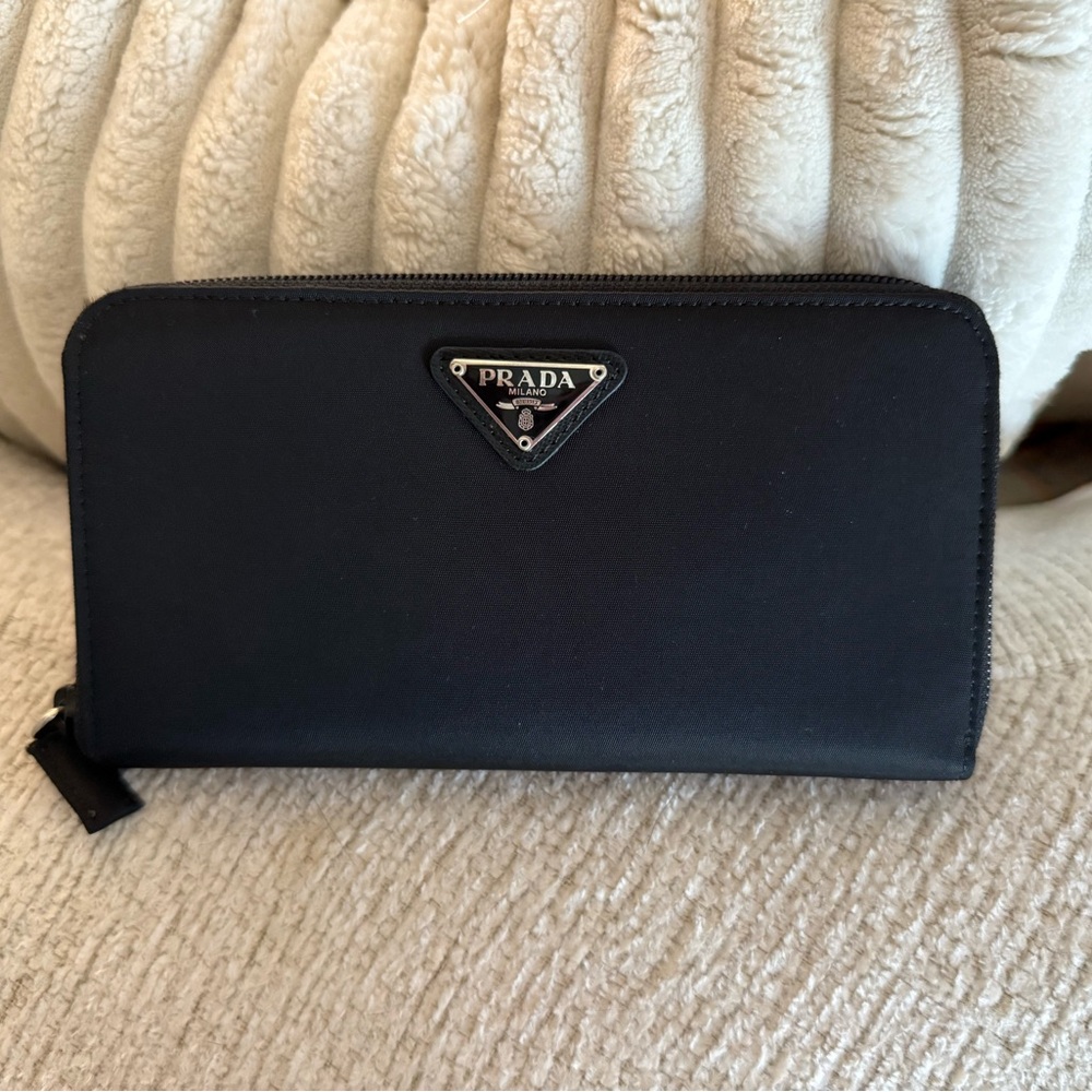 Prada Black Nylon Wallet